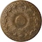 Ekena Millwork Colton Ceiling Medallion (Fits Canopies up to 4 3/4"), 15 3/4"OD x 1 1/2"P, Rubbed Bronze CM15CNRZS - alternate 1